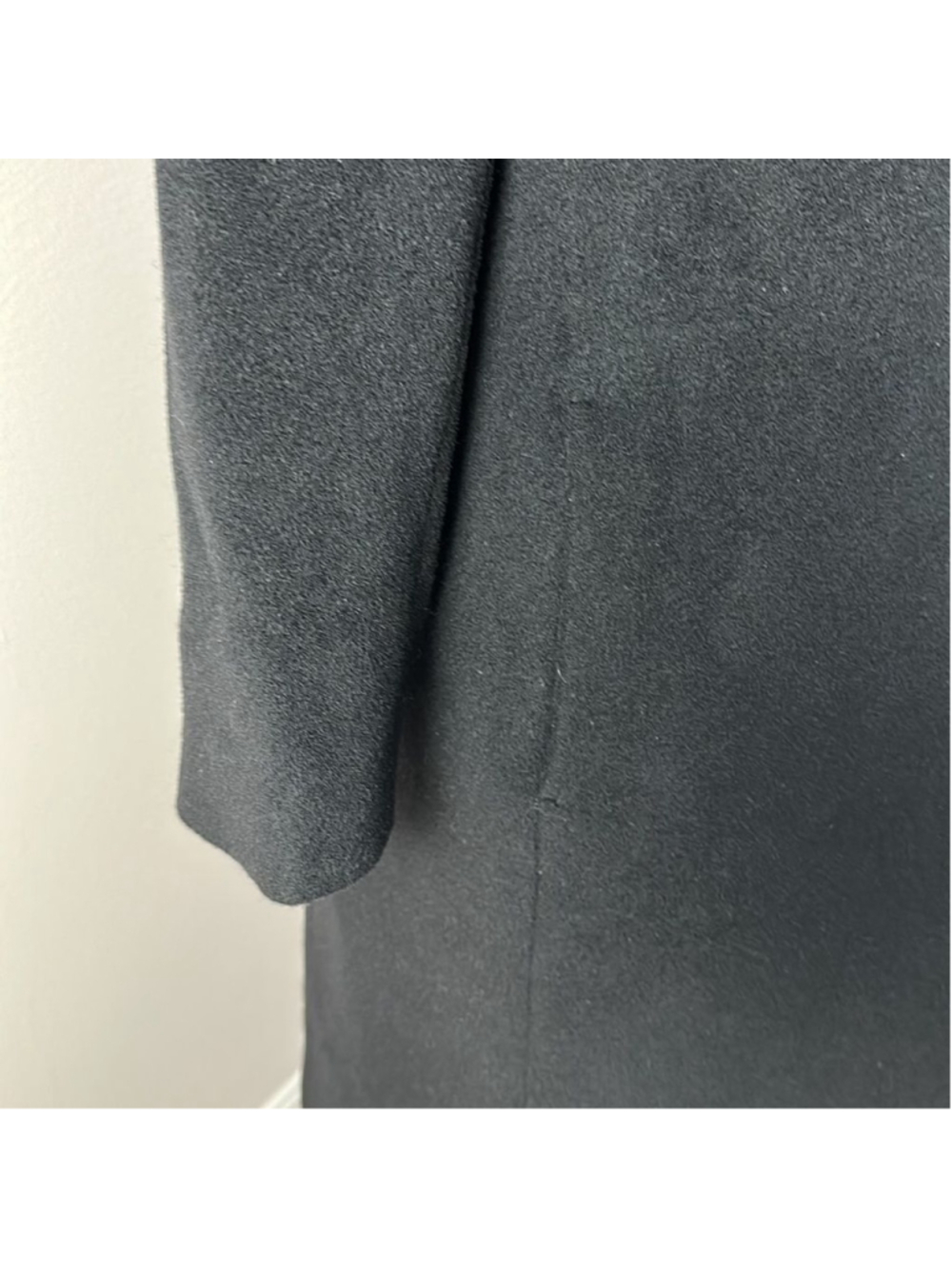 NWOT Cinzia Rocca wool and cashmere coat Size 12 chinchilla - Picture 11 of 16